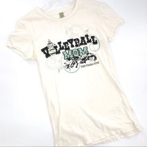 Distressed Volleyball Mom Tee